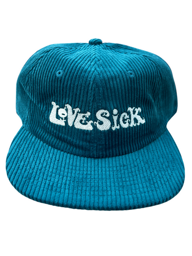 Alone Again - Teal Cord Hat